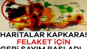 Haritalar kapkara oldu, felaket için geri sayım başladı