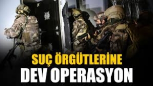 İstanbul'da silahlı suç örgütüne dev operasyon!