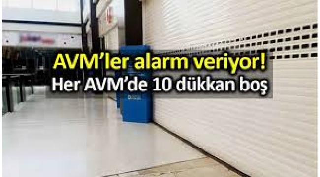 İşte krizin boyutu: Dev AVM boşaldı!