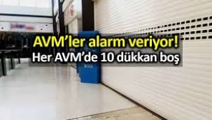 İşte krizin boyutu: Dev AVM boşaldı!