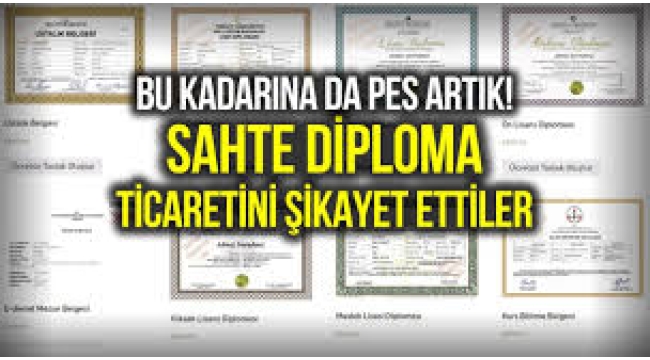 Sahte diploması bile para etmeyen meslek! 