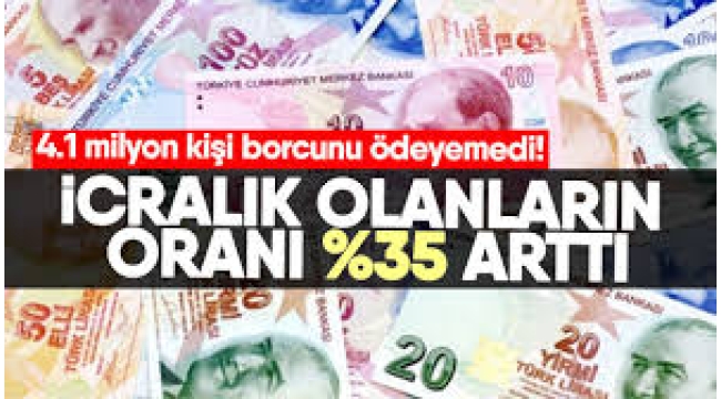 Yasal takibe düşen kişi sayısı 4.1 milyonu geçti