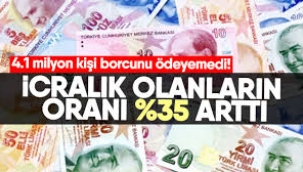 Yasal takibe düşen kişi sayısı 4.1 milyonu geçti