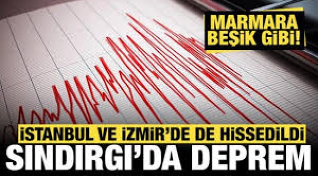 Balıkesir'de deprem: İstanbul, Bursa ve İzmir'de de hissedildi!