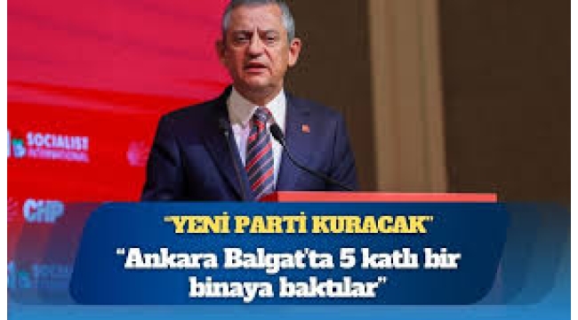 Barış Yarkadaş: Özgür Özel yeni parti kuracak, Ankara'da bina bakmaya başladılar
