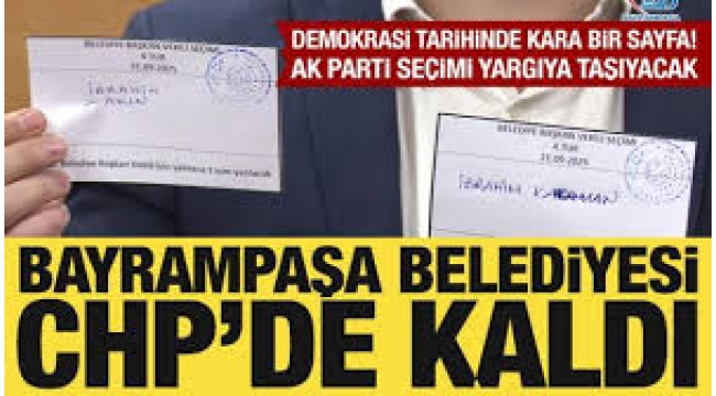 Bayrampaşa'da kazanan CHP...