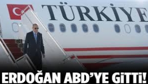 Cumhurbaşkanı Erdoğan, BM 80. Genel Kurulu'na katılmak üzere ABD'ye geldi