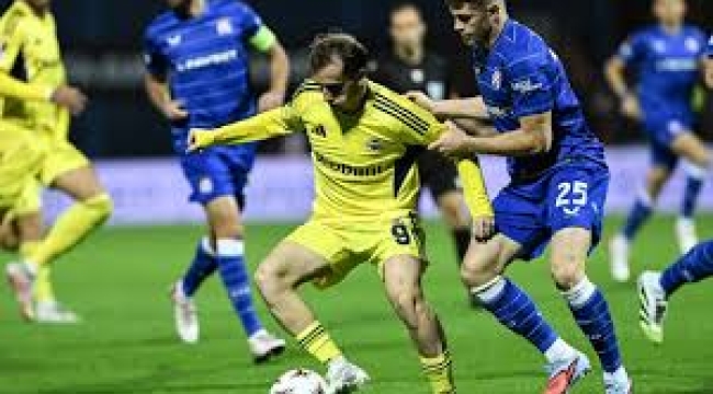 Fenerbahçe, Avrupa Ligi'ne kötü başladı! Dinamo Zagreb'e 3-1 mağlup oldu