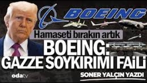Hamaseti bırakın artık... Boeing: Gazze soykırımı faili