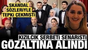 Kızılcık Şerbeti senaristi Merve Göntem'e gözaltı: O sözleri tepki çekmişti