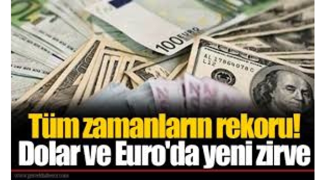 Piyasalarda hareketli gün: Euro rekor tazeledi, dolar sınırlı yükseldi