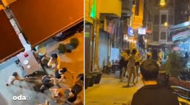 Taksim'in ortasında meydan dayağı! 8 travesti 1 adamı dövdü