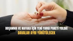 Yılmaz Tunç duyurdu: Boşanma ve nafaka için yeni yargı paketi geliyor