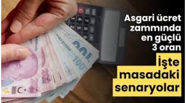 Asgari ücrette masadaki zammı canlı yayında açıkladı!