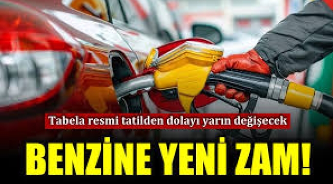  Benzine zam geliyor: Yarından itibaren geçerli olacak