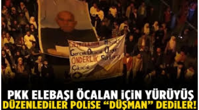 Diyarbakır'da "Öcalan'a özgürlük" yürüyüşü! Polis biber gazıyla müdahale etti