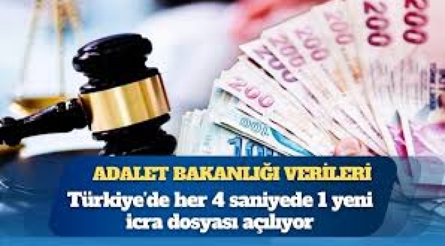 En hareketli sektör 'icra' oldu... Her dört saniyede bir dosya