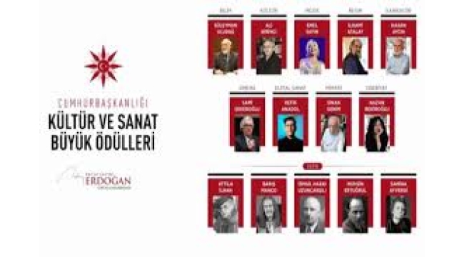 Erdoğan "Kültür ve Sanat Büyük Ödülü" sahiplerini açıkladı