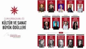 Erdoğan "Kültür ve Sanat Büyük Ödülü" sahiplerini açıkladı