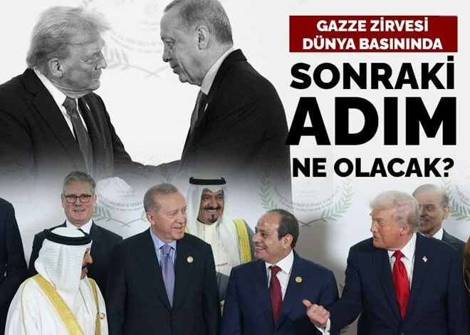 Gazze Zirvesi dünya basınında: Sonraki adım ne olacak?