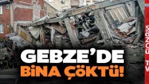 Gebze'de 7 katlı bina çöktü... Enkaz altında kalanlar var
