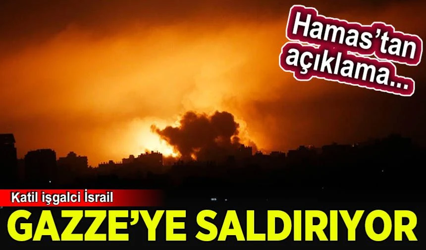 Katil İsrail Gazze'ye saldırıyor