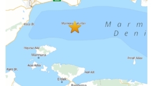 Marmara'de 5 büyüklüğünde deprem
