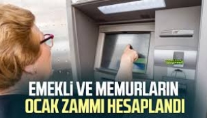 Memur ve emekli Ocak zammı yeniden hesaplandı