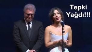 Ödül gecesinde Tamer Karadağlı tepkisi