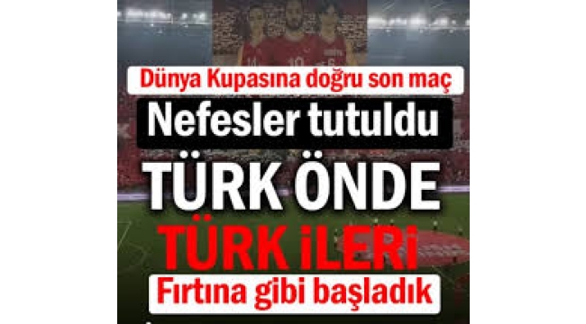 "Türk önde, Türk ileri!"