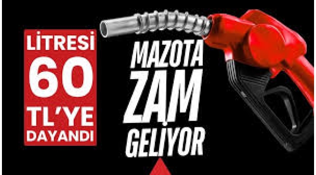 Akaryakıt fiyatları 60 TL'ye dayandı