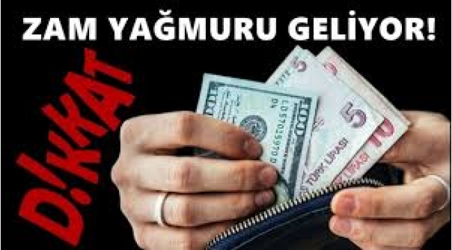 Asgari ücret açıklanmadan iğneden ipliğe zam yağmuru başladı!