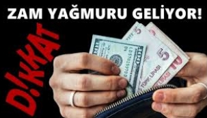 Asgari ücret açıklanmadan iğneden ipliğe zam yağmuru başladı!