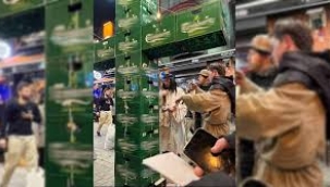 Cadılar Bayramı kutlamalarında bira kasalarıyla haç işareti yaptıkları için gözaltına alındı