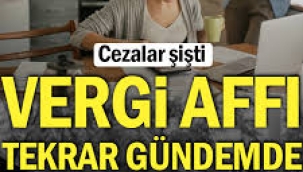 Cezalar şişti: Vergi affı tekrar gündemde...