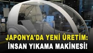 İnsan yıkama makinesi piyasaya çıktı