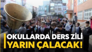 Okullarda ara tatil sona eriyor: Yarın ders zili çalacak