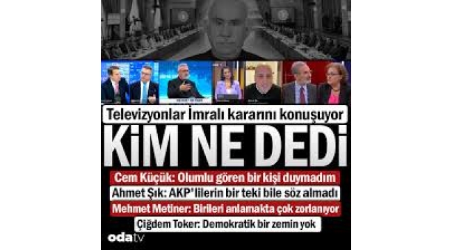 Televizyonlar İmralı kararını konuşuyor: Kim ne dedi