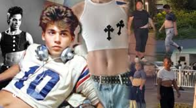 Tiktok ve Douyin etkisi... Erkek Crop-Top'u: Midriff Trendi