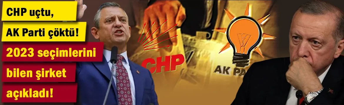 2023 seçimlerini bilen şirket açıkladı: CHP uçtu, AK Parti çöktü!