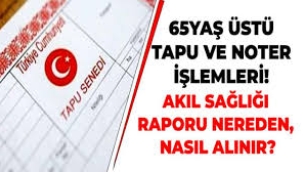 65 yaş üstünün 'noter' sorunu