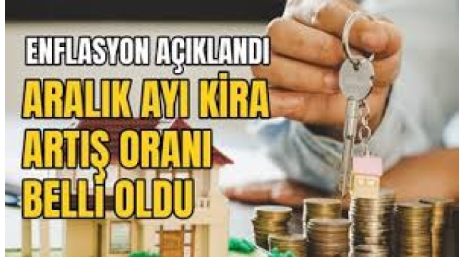 Aralık ayı kira artış oranı belli oldu!