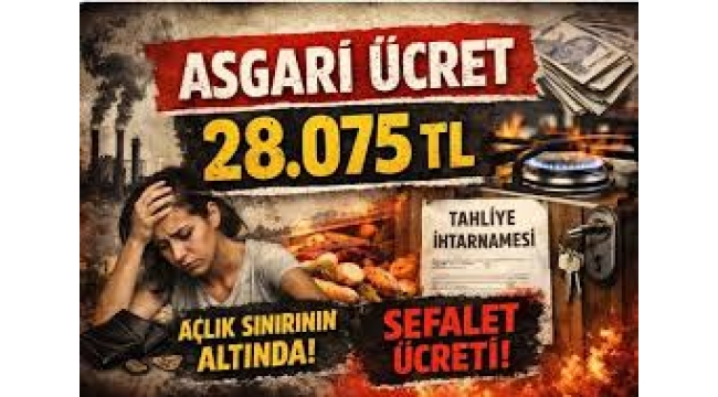 Asgari ücret tepkisi: İlk defa açlık sınırı altında