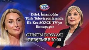 Dilek İmamoğlu Türk Televizyonlarında ilk kez SÖZCÜ TV'ye konuşacak