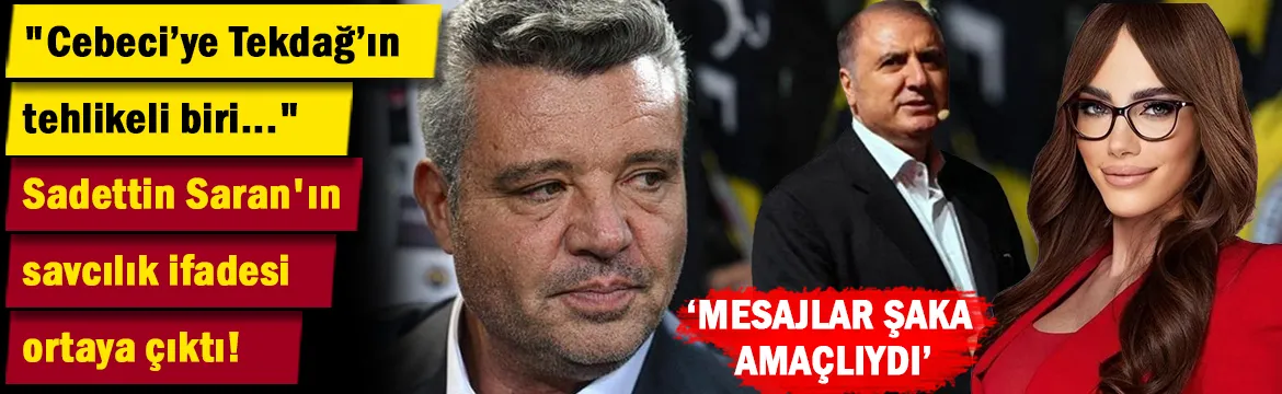 İşte Saran'ın ifadesi... Adli kontrolle serbest bırakıldı