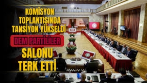 Komisyonda 'tutanak' krizi! DEM Parti...