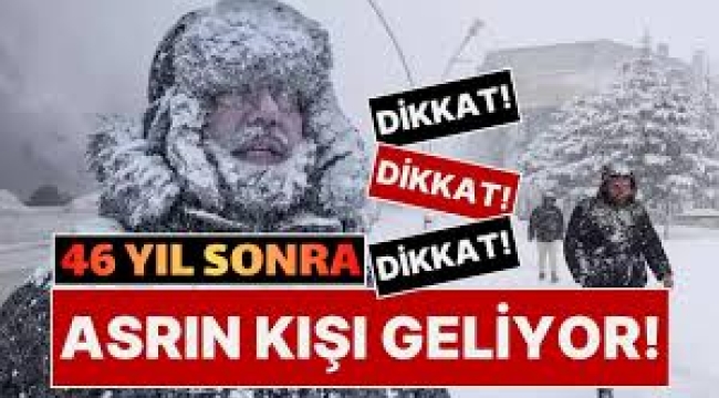 Meteorologlardan "Asrın kışı" uyarısı: Arktik soğuklar doğrudan inebilir!