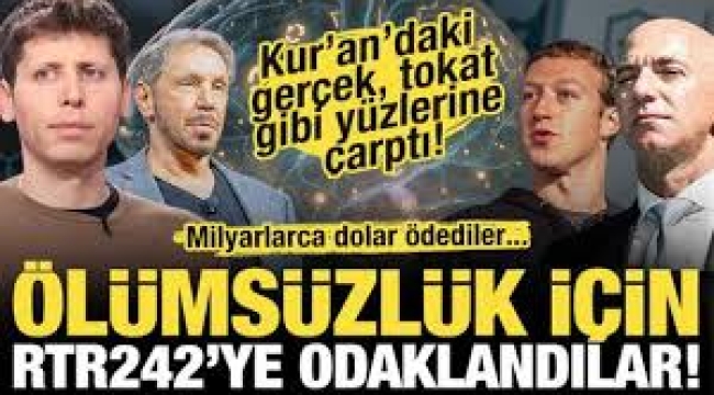 Milyarderler ölümsüzlüğün peşinde!
