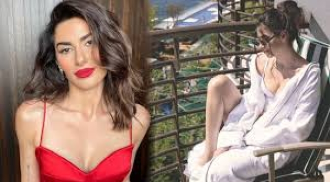 Nesrin Cavadzade'den bornozlu pozlar