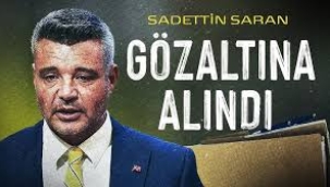 Sadettin Saran gözaltına alındı